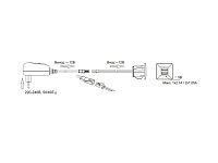 06.800.01.326 Источник питания стаб. напр. со встроенным 2хUSB CHARGE-K, max. 3,4A, провод 2м c LED кон., 37х37х31.3мм, серебристый