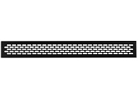 Решетка вентиляционная 480x60мм , (черный), VG-60484-20 <100>