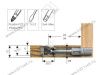 102-01-17-413 Эксцентрик Mesan d15*h10мм (для плиты 12мм) цинк <1000/4000> превью 2