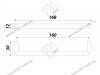 RS296BL.4/160 Ручка-скоба 160 мм , чёрный матовый <20> превью 3