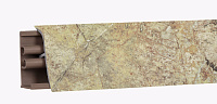 Плинтус для столешниц "мрамор золотой"  3,0 м ПВХ LB-381-6189   (№366 (338)) <1/20>