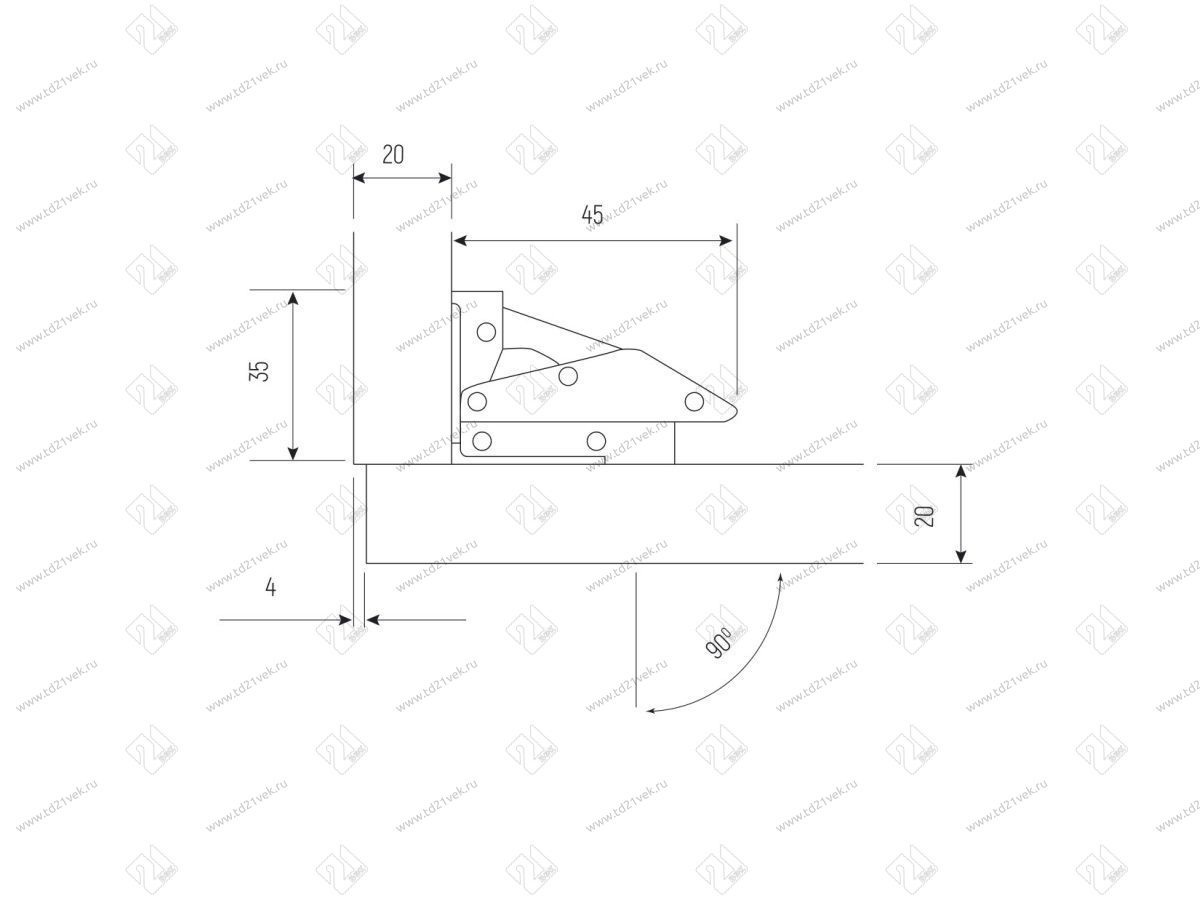 Петля поршневая малая, сталь HP-S <500шт> 3