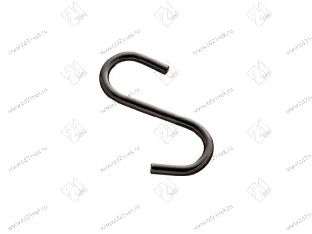 S-4091-A Крючок для рейлинга, Starax, (40х5х60 мм), антрацит