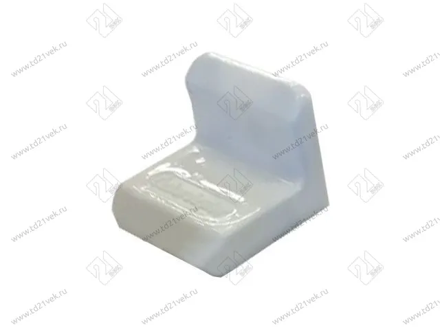Уголок для навесных шкафов ОСКАР 1001-13 (L-обр. с крышкой)(1,2мм) белый <250>